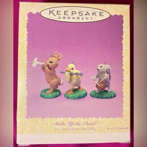 Easter Hallmark Keepsake 90s Ornament Vintage 1996 Strike Up the Band Springtime